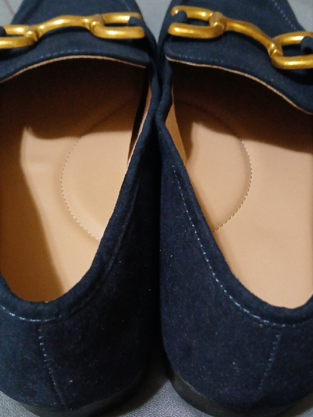 Time and Tru Women's 11 Faux Leather Buckle Loafers - Picture 5 of 9